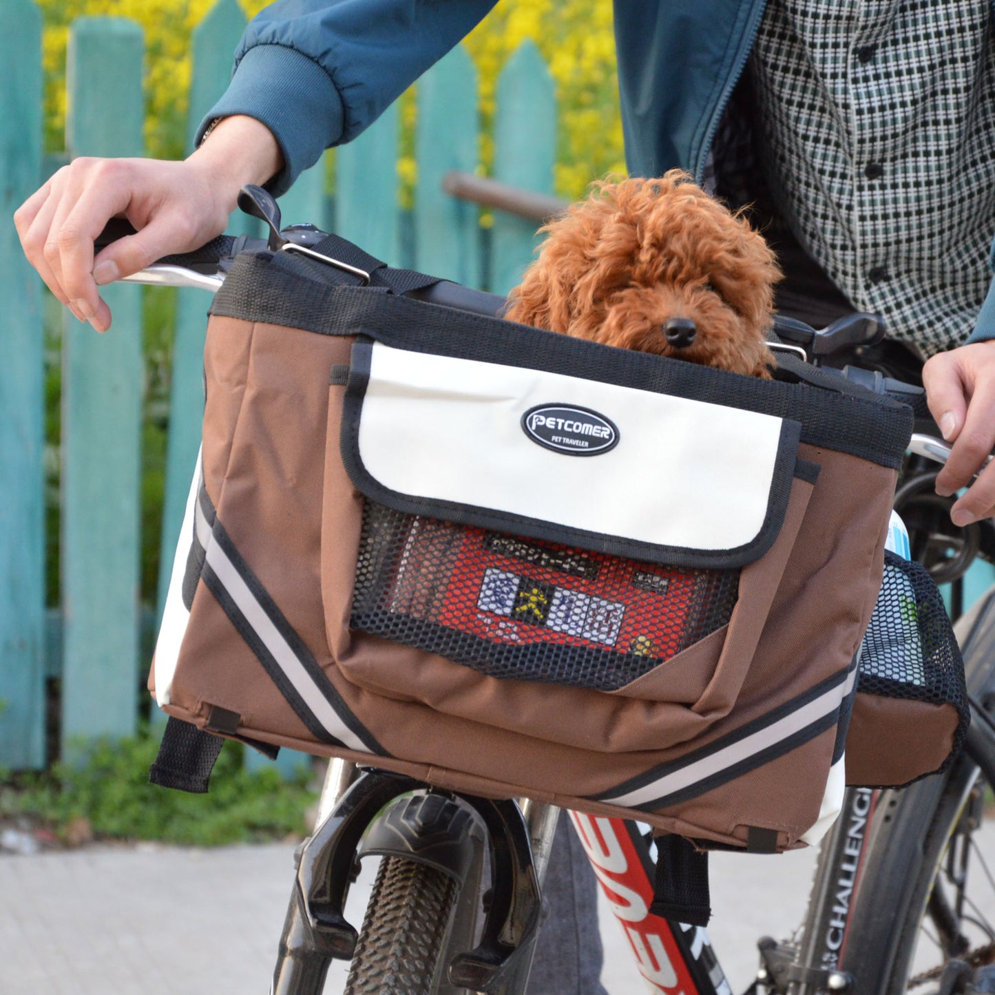Pet Bicycle Carrier Cat Dog Bicycle Bag Bike Removable