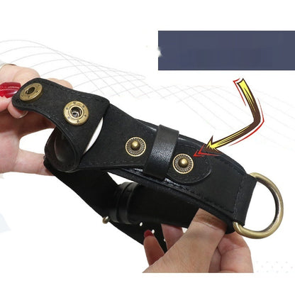 New Genuine Leather Pet Collar