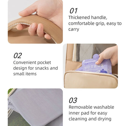 Breathable Pet Carrier Backpack, Warm & Comfortable